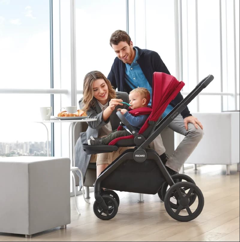 Family with RECARO car seats